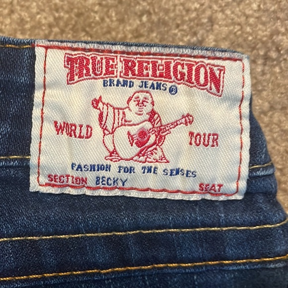 True Religion Brand Jeans. Size 26. Dark wash bootcut. - Picture 2 of 4